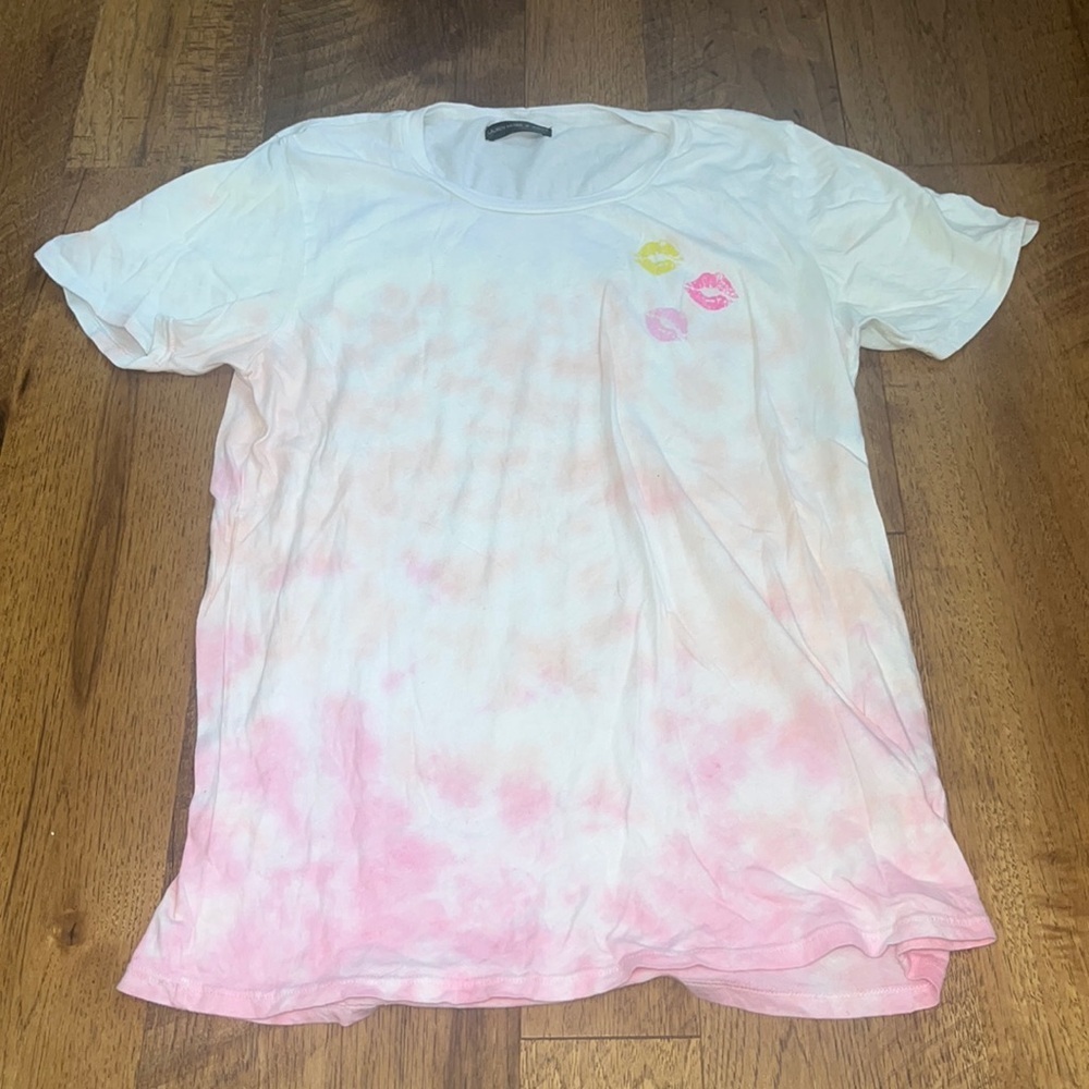 Lauren Moshi Aqua Woman’s Tie Dye Tee Size S